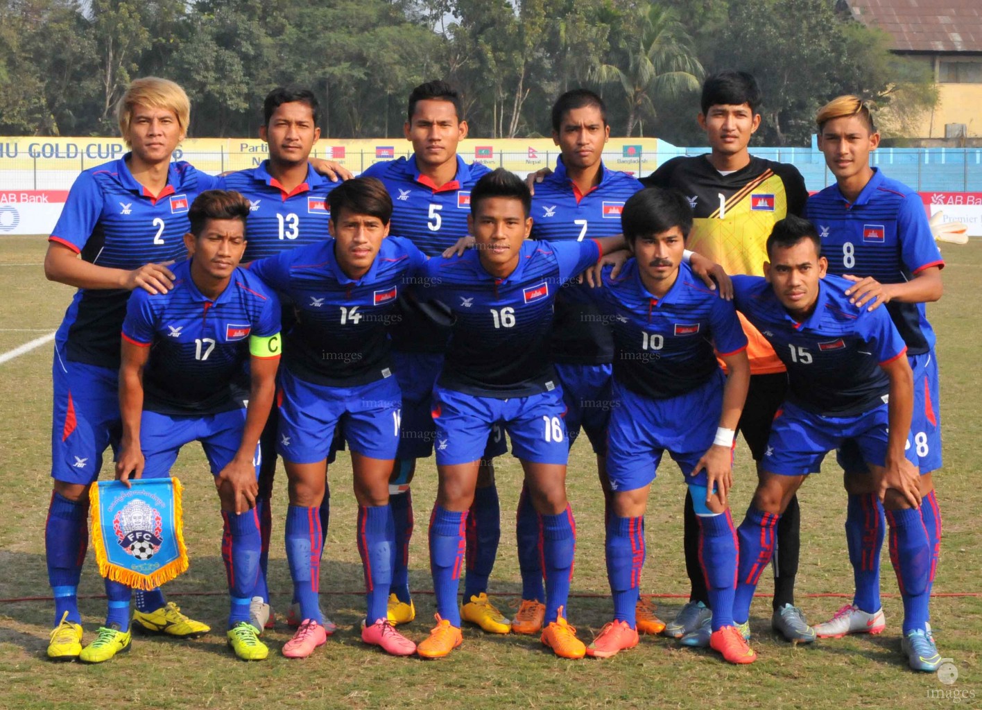 Maldives vs Cambodia in Bangubandhu Gold Cup in Dhaka, Bangladesh, Monday, January. 11, 2016.  (Photos: Bangladesh Football Federation).